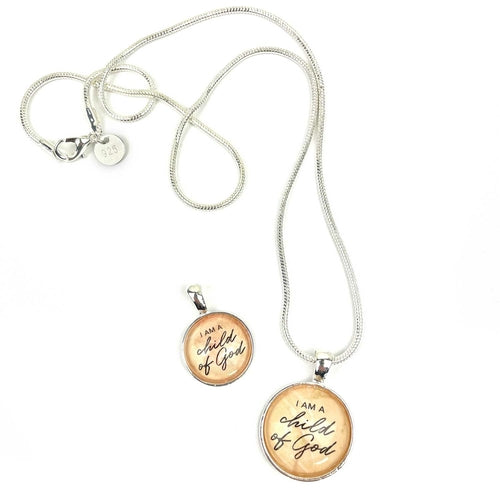 "I Am A Child of God" Scripture Pendant Necklace –