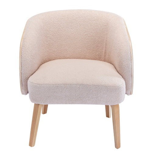 Beautiful and Unique Lamb-Hair Accent Chair